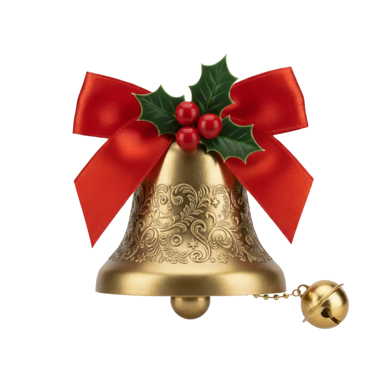 Free Download Shiny Christmas Bell Png Hd Download - High Quality Christmas Bell Png PNG Image