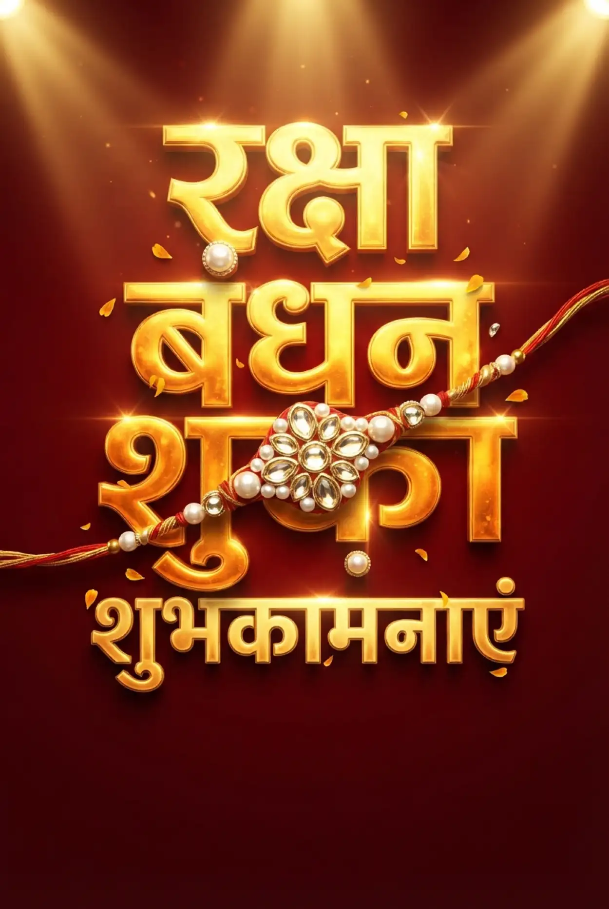 Free Download Short Raksha Bandhan Wishes In Hindi - High Quality Raksha Bandhan Ki Shubhkamnaye In Hindi Image