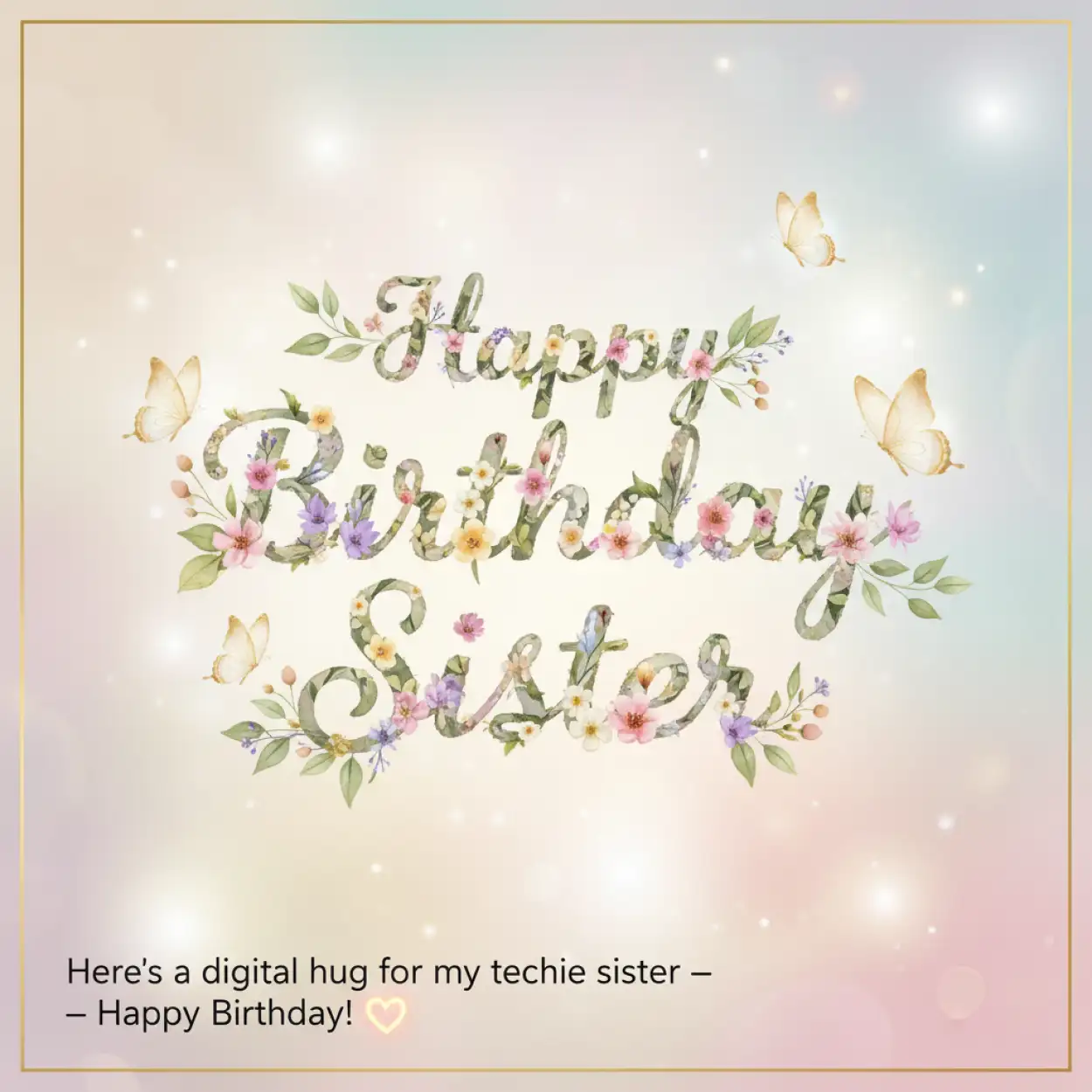 Free Download Simple Happy Birthday Wishes For My Sweet Sister - High Quality Happy Birthday Wishes To A Sister Background