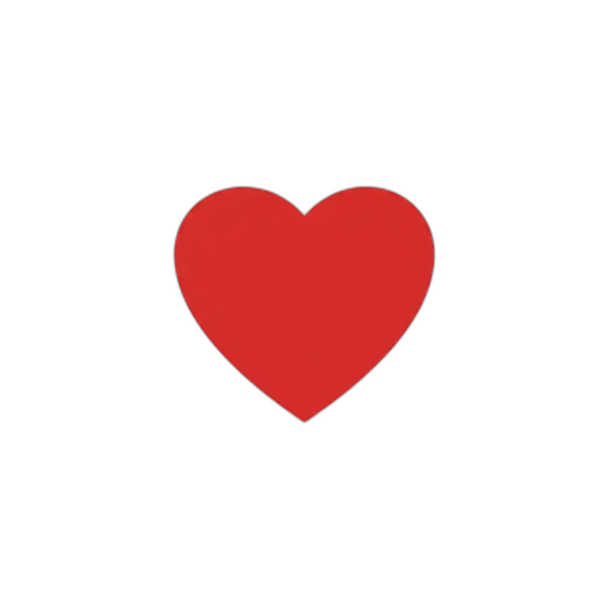 Free Download Simple Red Heart Png Icon - High Quality Red Heart Png PNG Image