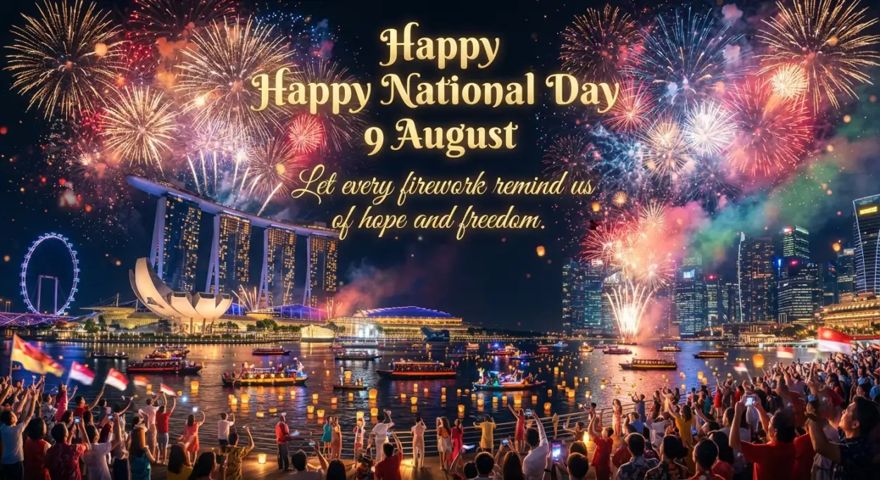 Free Download Singapore National Day 2026 Best Wishes Images - High Quality Singapore National Day 2026 Image