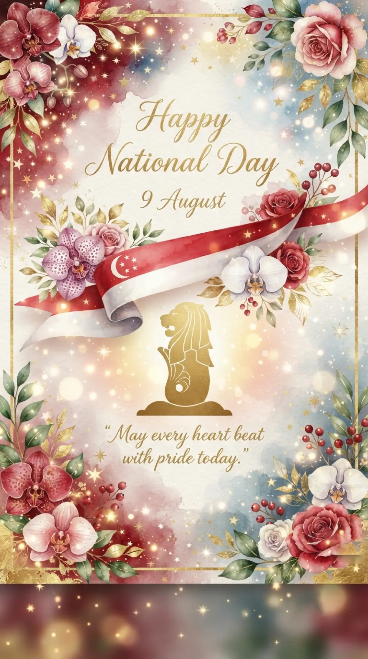 Free Download Singapore National Day 2026 Shop Poster Template - High Quality Singapore National Day 2026 Image