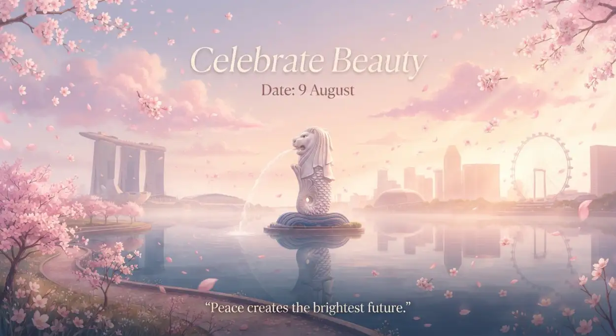 Free Download Singapore National Day 2026 Wishes Messages - High Quality Singapore National Day 2026 Image