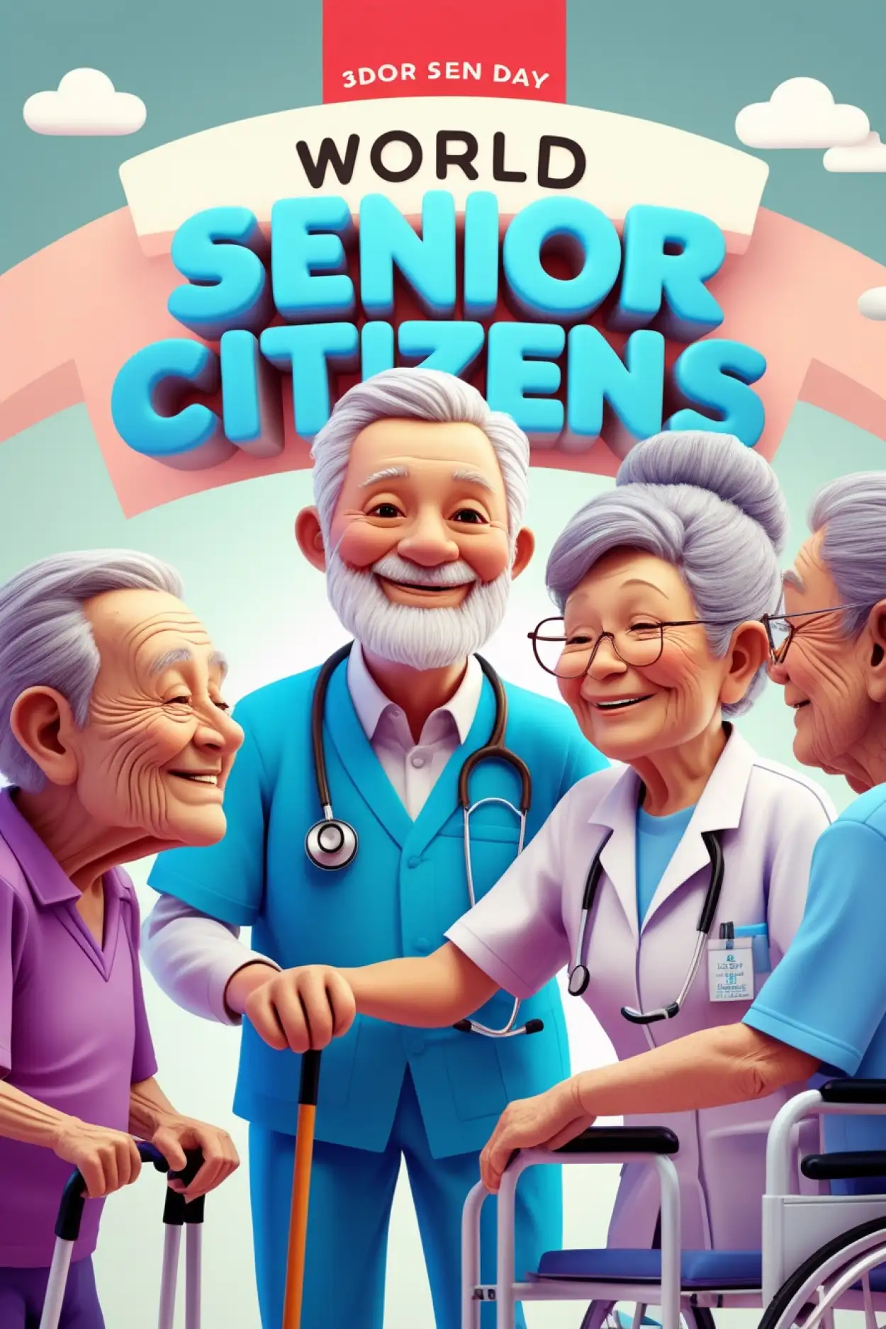 Free Download Slogans For World Senior Citizens Day Awareness - High Quality World Senior Citizens Day Background