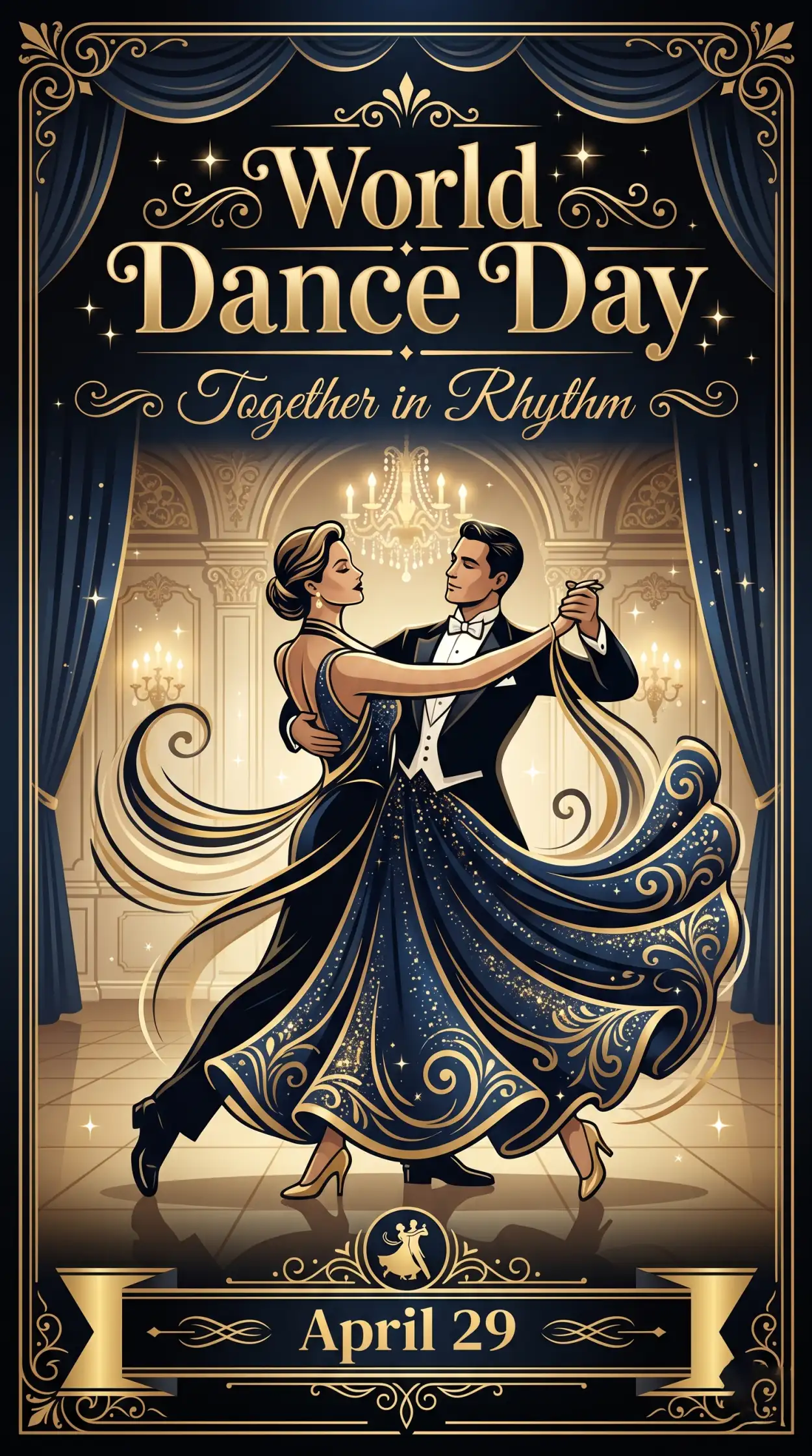 Free Download Slow Motion Dance Reel Ideas - High Quality World Dance Day 2026 Image