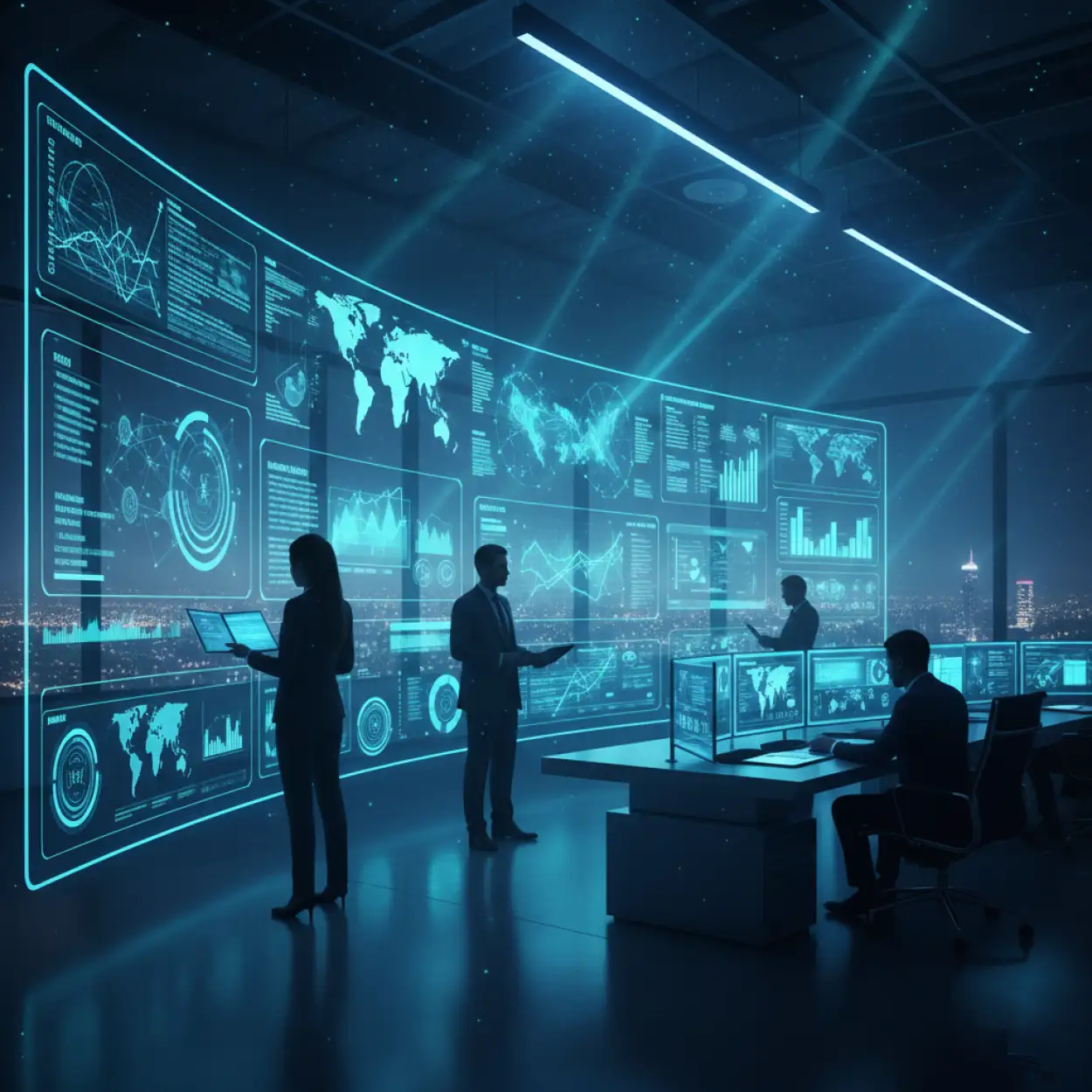 Free Download Smart Technology Ai Business Background - High Quality Ai Business Background Background