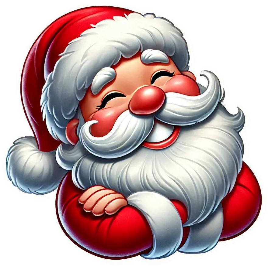 Free Download Smiling Santa Claus Png Free For Commercial Use - High Quality Smiling Santa Claus Png PNG Image