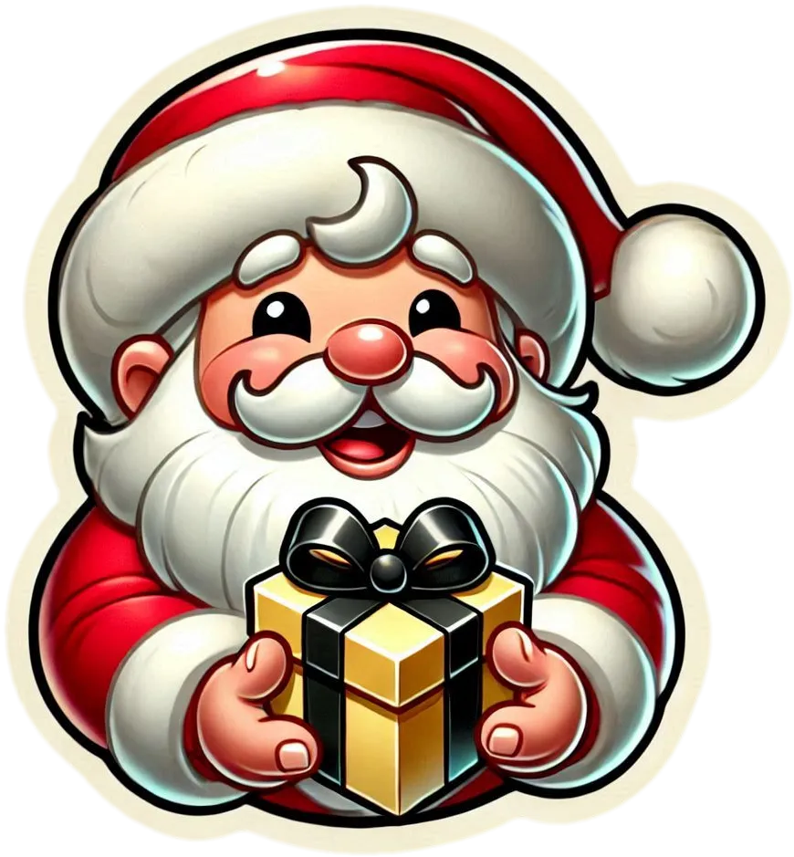 Free Download Smiling Santa Claus Png Transparent Background - High Quality Smiling Santa Claus Png PNG Image