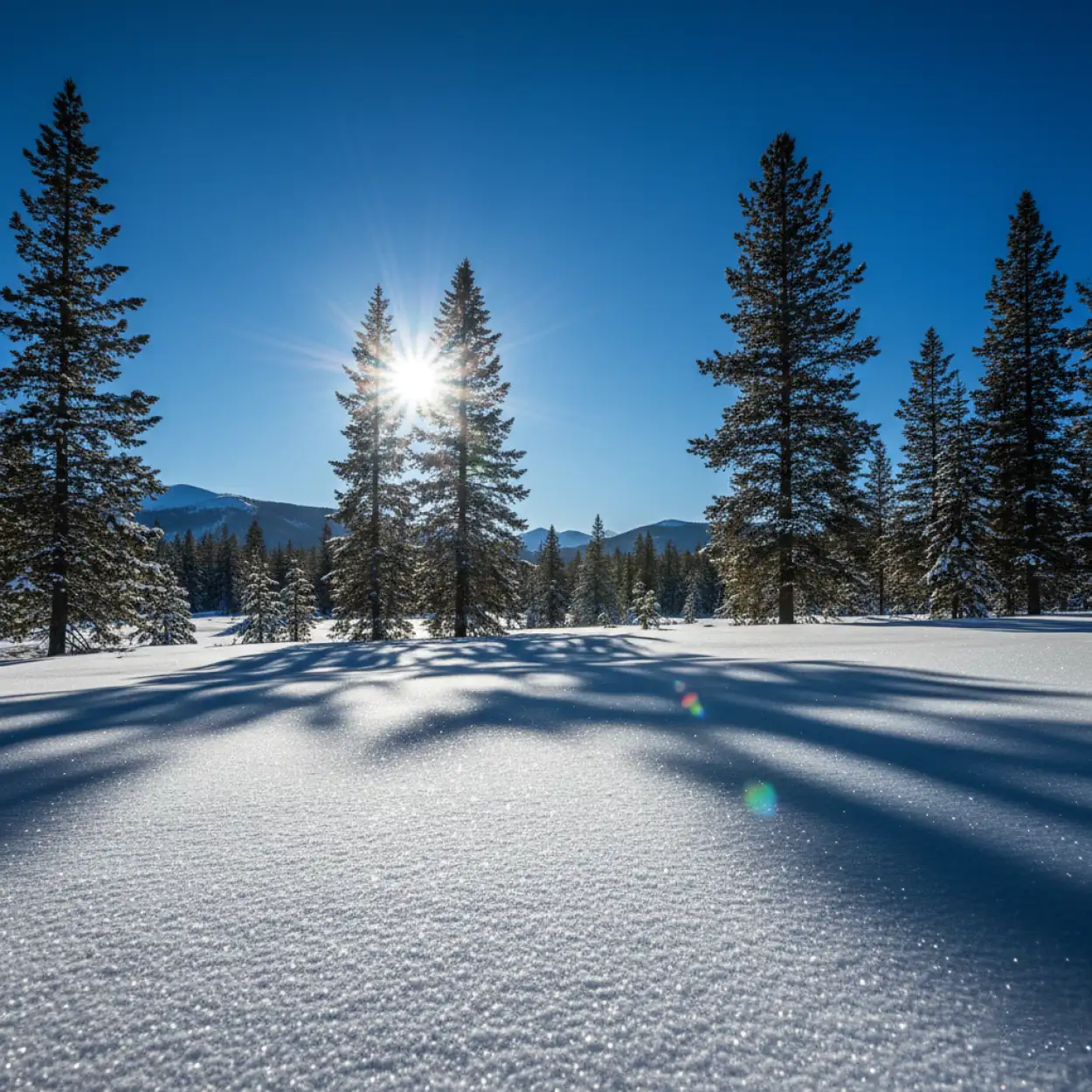Free Download Snow Background Images With Trees - High Quality Snow Background Images Hd Background Image