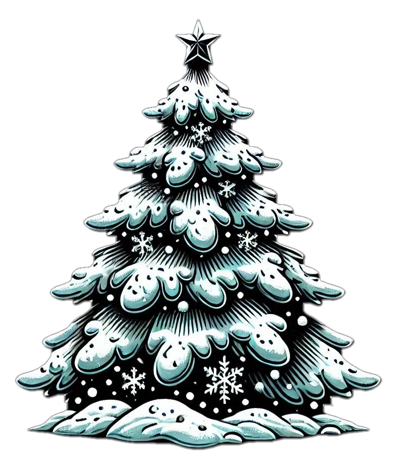 Snowy Christmas Tree Png Clipart - Royalty Free Christmas Tree Image | Pngmagic Free Download Snowy Christmas Tree Png Clipart - High Quality Christmas Tree PNG Image