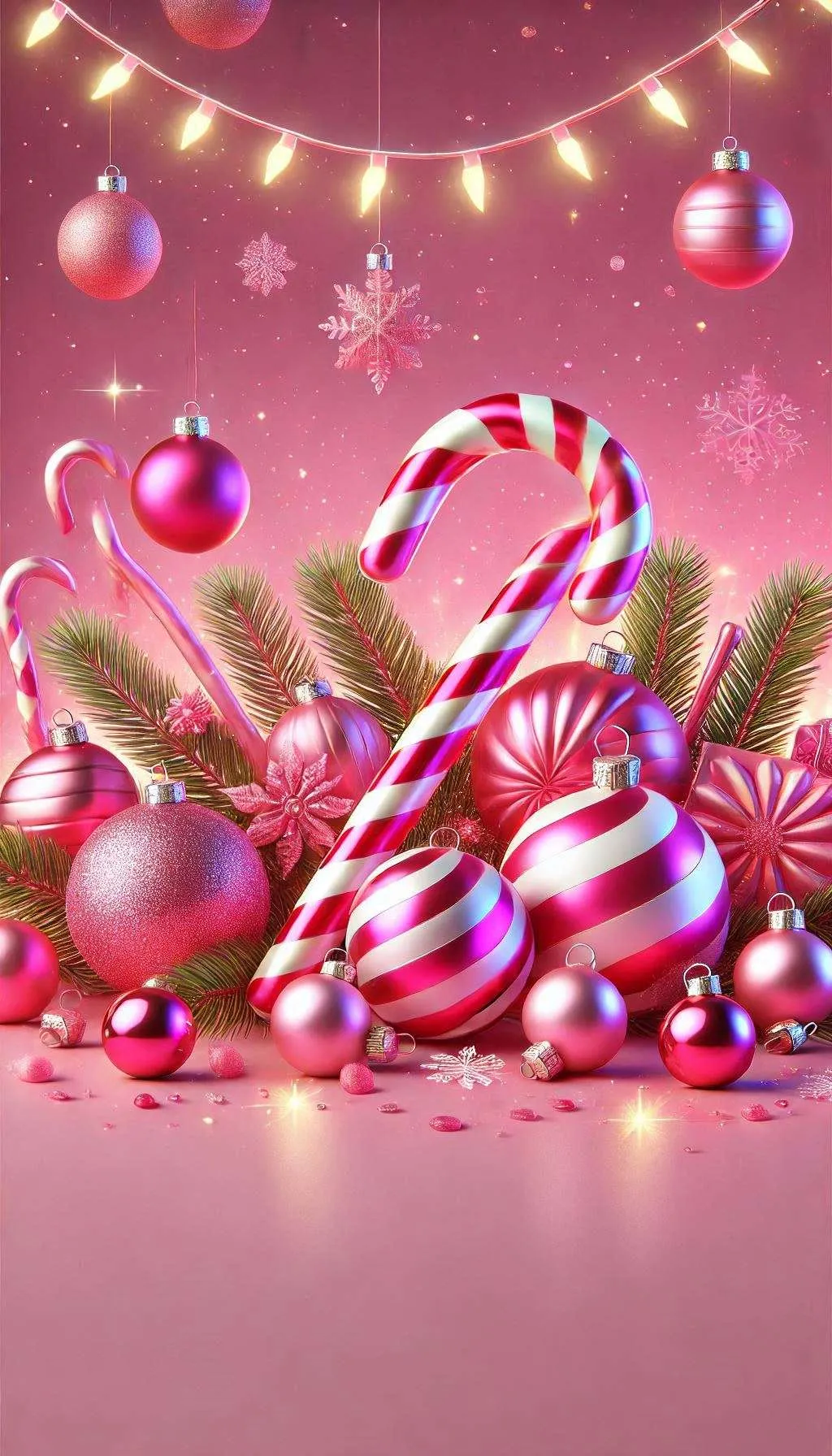 Free Download Soft Pastel Pink Christmas Wallpaper For Holiday Season - High Quality Pink Christmas Wallpaper Background