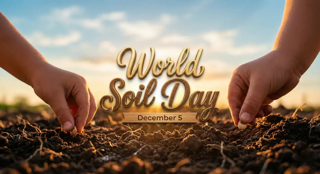 Free Download Soil Protection Message For World Soil Day - High Quality World Soil Day Image