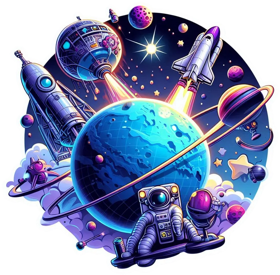 Free Download Space Themed Png - High Quality National Space Day PNG Image