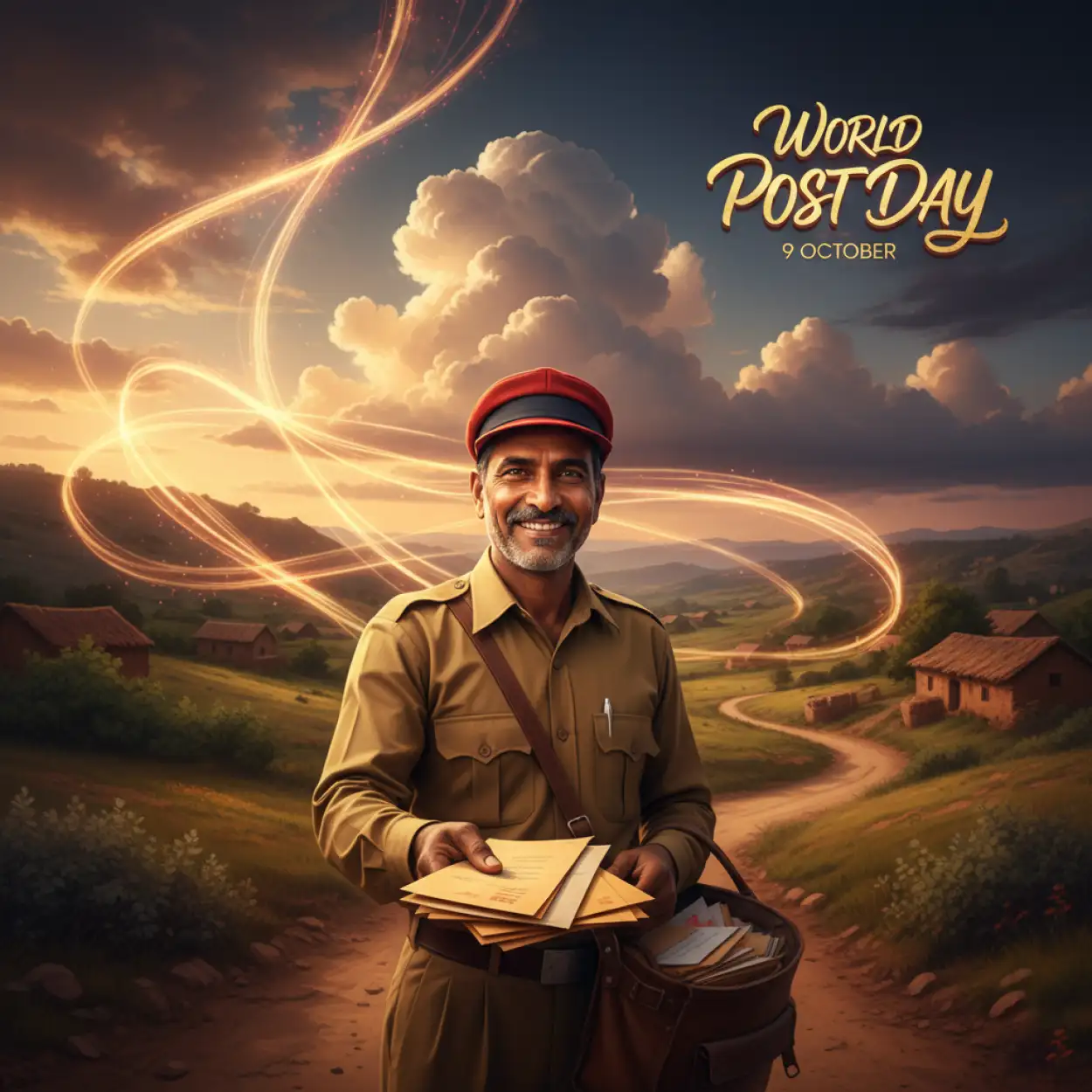 Free Download Speech On World Post Day For Teachers - High Quality World Post Day Background