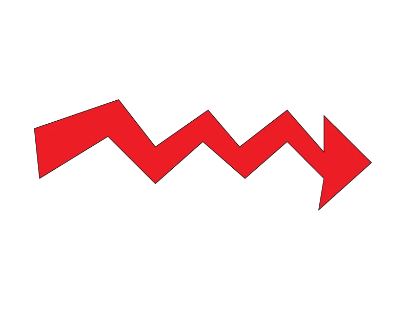 Free Download Squiggly Arrow Png - High Quality Arrow Png PNG Image