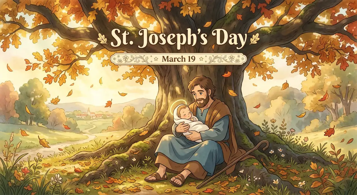 Free Download St Joseph Day Motivational Sayings - High Quality St Josephs Day 2026 Date And Significance Image