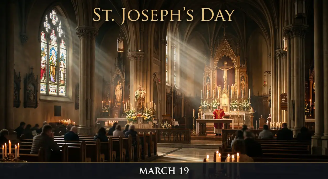 Free Download St Josephs Day 2026 Celebration In Usa - High Quality St Josephs Day 2026 Date And Significance Image