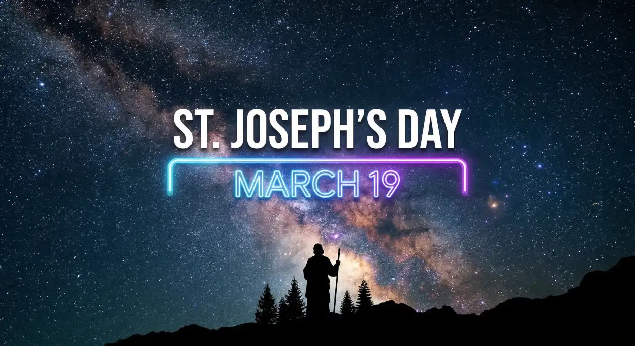 Free Download St Josephs Day Social Media Post Design Png - High Quality St Josephs Day 2026 Date And Significance Transparent PNG
