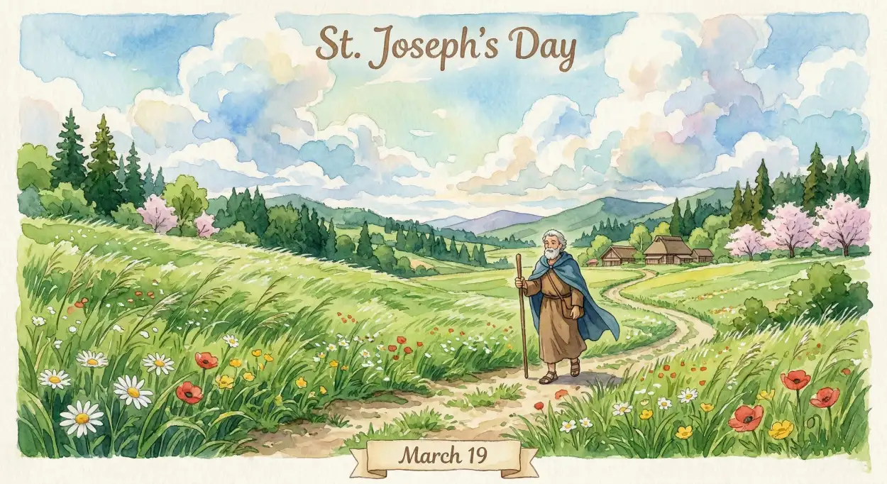 Free Download St Josephs Day Viral Greeting Card Ideas - High Quality St Josephs Day 2026 Date And Significance Image