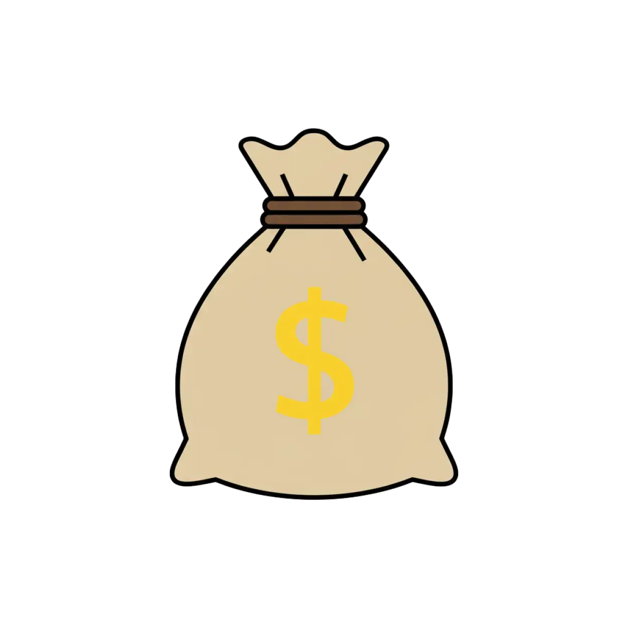 Free Download Stack Of Money Bag Png Illustration Hd - High Quality Money Bag Png PNG Image