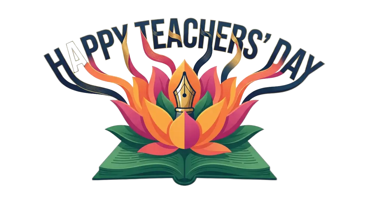 Free Download Students Greeting Teacher Png - High Quality Teachers Day Png Transparent PNG