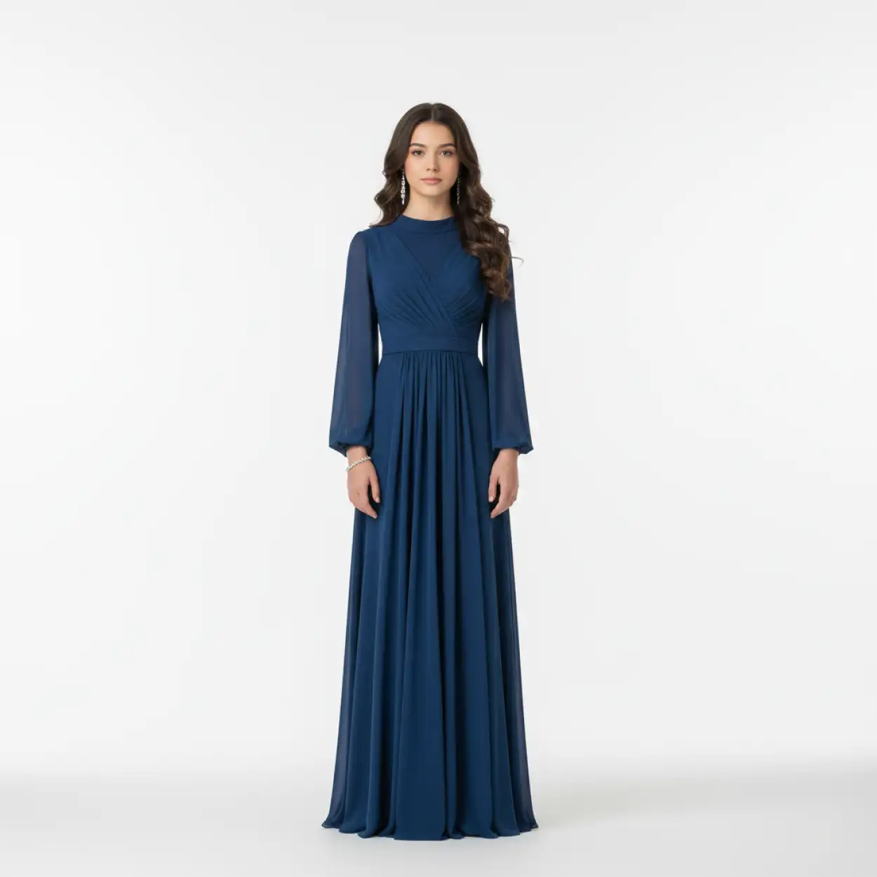 Stunning Blue Formal Dress Girl Photoshoot - Royalty Free Blue Picture Image | Pngmagic Free Download Stunning Blue Formal Dress Girl Photoshoot - High Quality Blue Picture Background