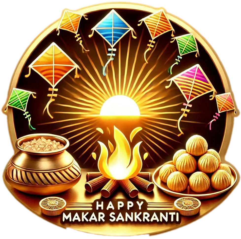 Stunning Happy Makar Sankranti Png With Glowing Effects - Royalty Free Happy Makar Sankranti Png Image | Pngmagic Free Download Stunning Happy Makar Sankranti Png With Glowing Effects - High Quality Happy Makar Sankranti Png PNG Image
