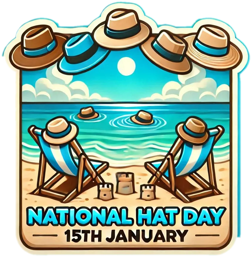 Stylish National Hat Day Png Graphics 2025 - Royalty Free National Hat Day Png Image | Pngmagic Free Download Stylish National Hat Day Png Graphics 2025 - High Quality National Hat Day Png PNG Image