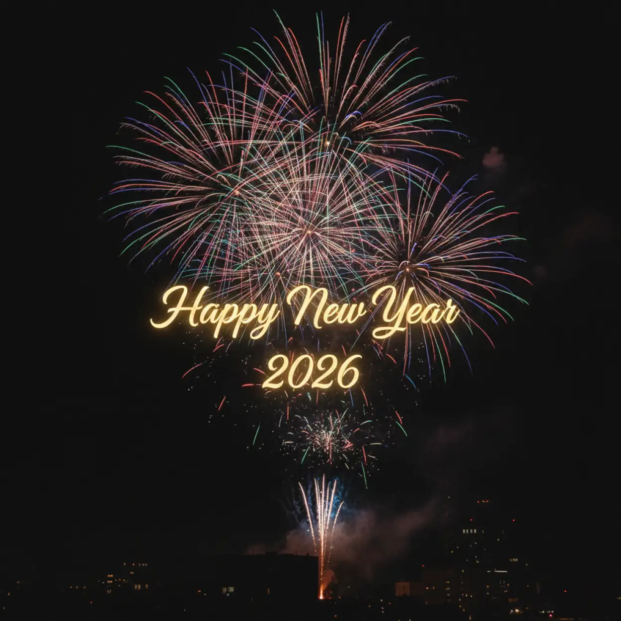 Free Download Stylish New Year Greeting Card 2026 - High Quality New Year Greeting Card Background