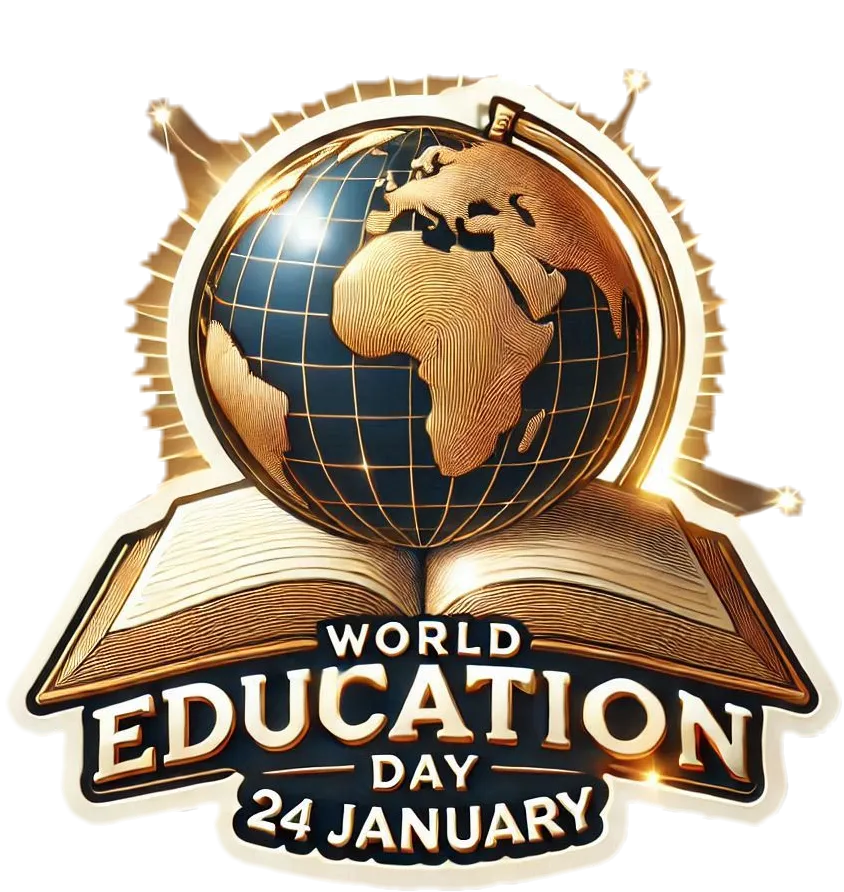 Free Download Stylish World Education Day 2025 Png Downloads - High Quality World Education Day Png PNG Image