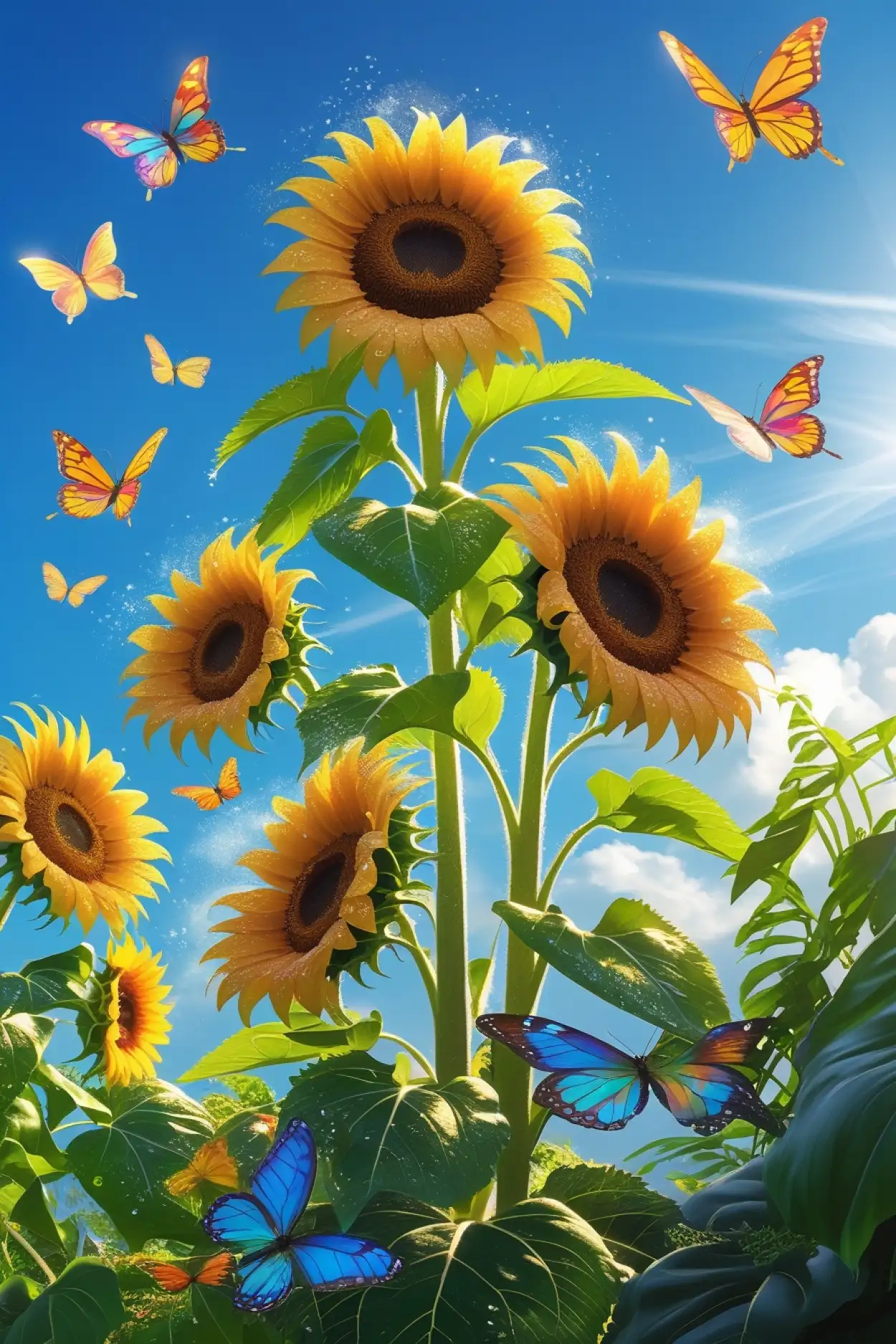 Sunflower Bouquet High-quality Photo - Royalty Free Sunflower Background Image | Pngmagic Free Download Sunflower Bouquet High-quality Photo - High Quality Sunflower Background Background