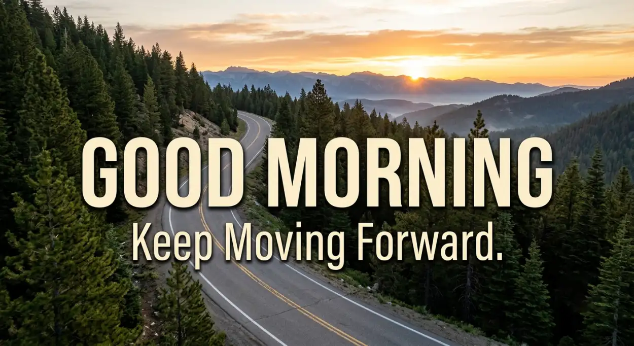 Free Download Sunrise With Motivational Quote - High Quality Good Morning Sunrise Image