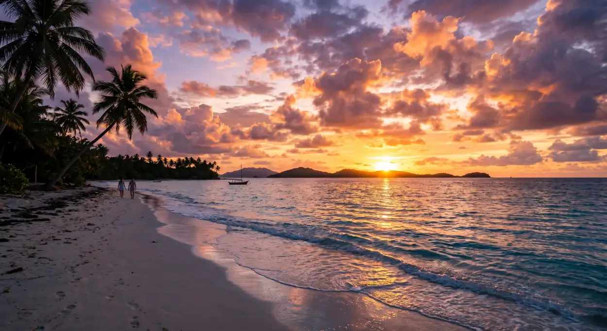 Free Download Sunset Beach Aesthetic Wallpaper For Phone - High Quality Summer Aesthetic Wallpaper Image