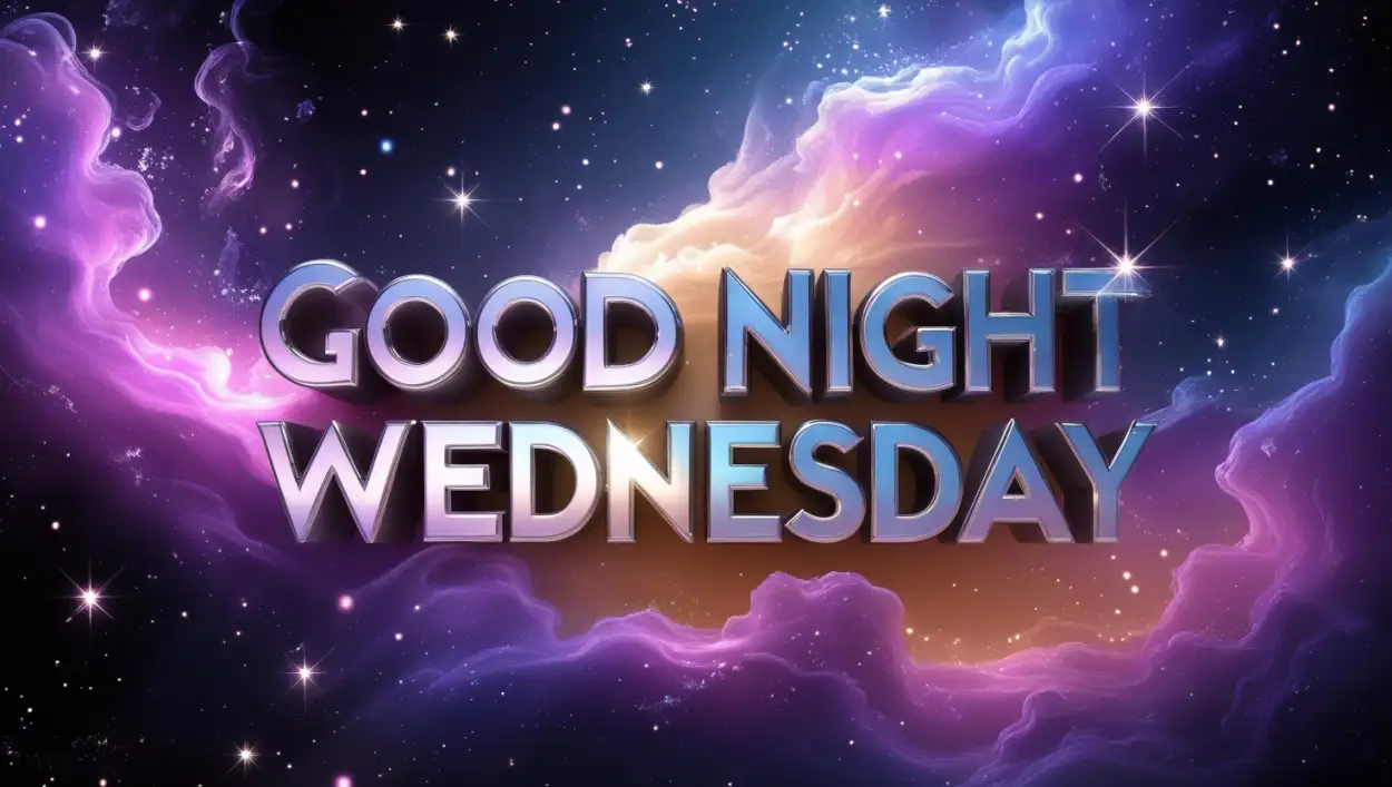 Free Download Sweet Good Night Wednesday Greetings - High Quality Good Night Wednesday Background