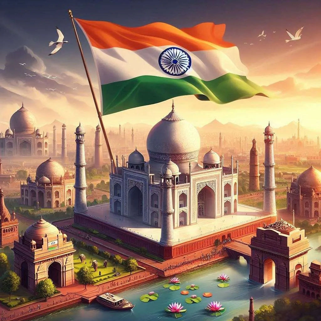 Taj Mahal With Indian Flag Hd Image - Royalty Free Indian Flag Image | Pngmagic Free Download Taj Mahal With Indian Flag Hd Image - High Quality Indian Flag Background