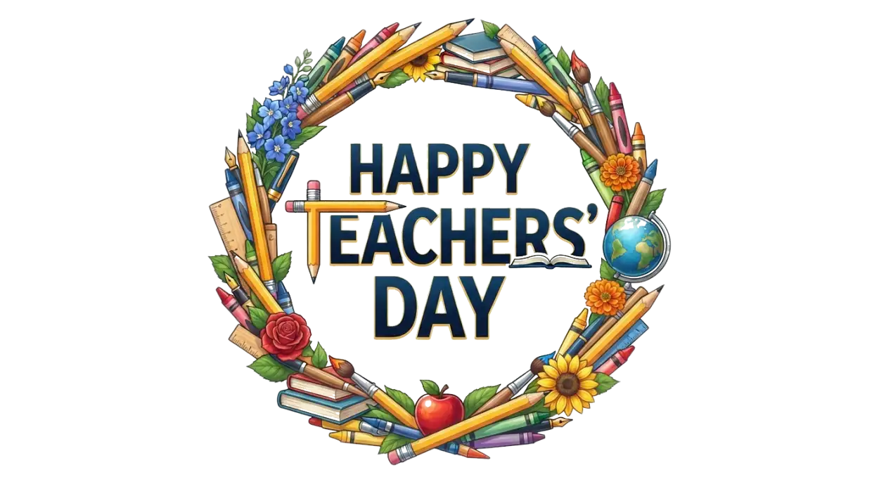 Free Download Teachers Day Border Png - High Quality Teachers Day Png Transparent PNG