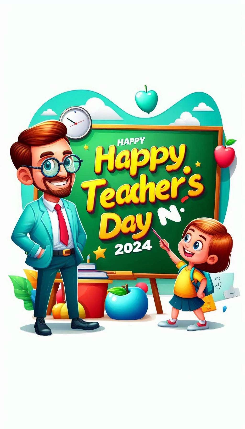 Teachers Day Cards For Whatsapp Download - Royalty Free Happy Teachers Day Image | Pngmagic Free Download Teachers Day Cards For Whatsapp Download - High Quality Happy Teachers Day Background