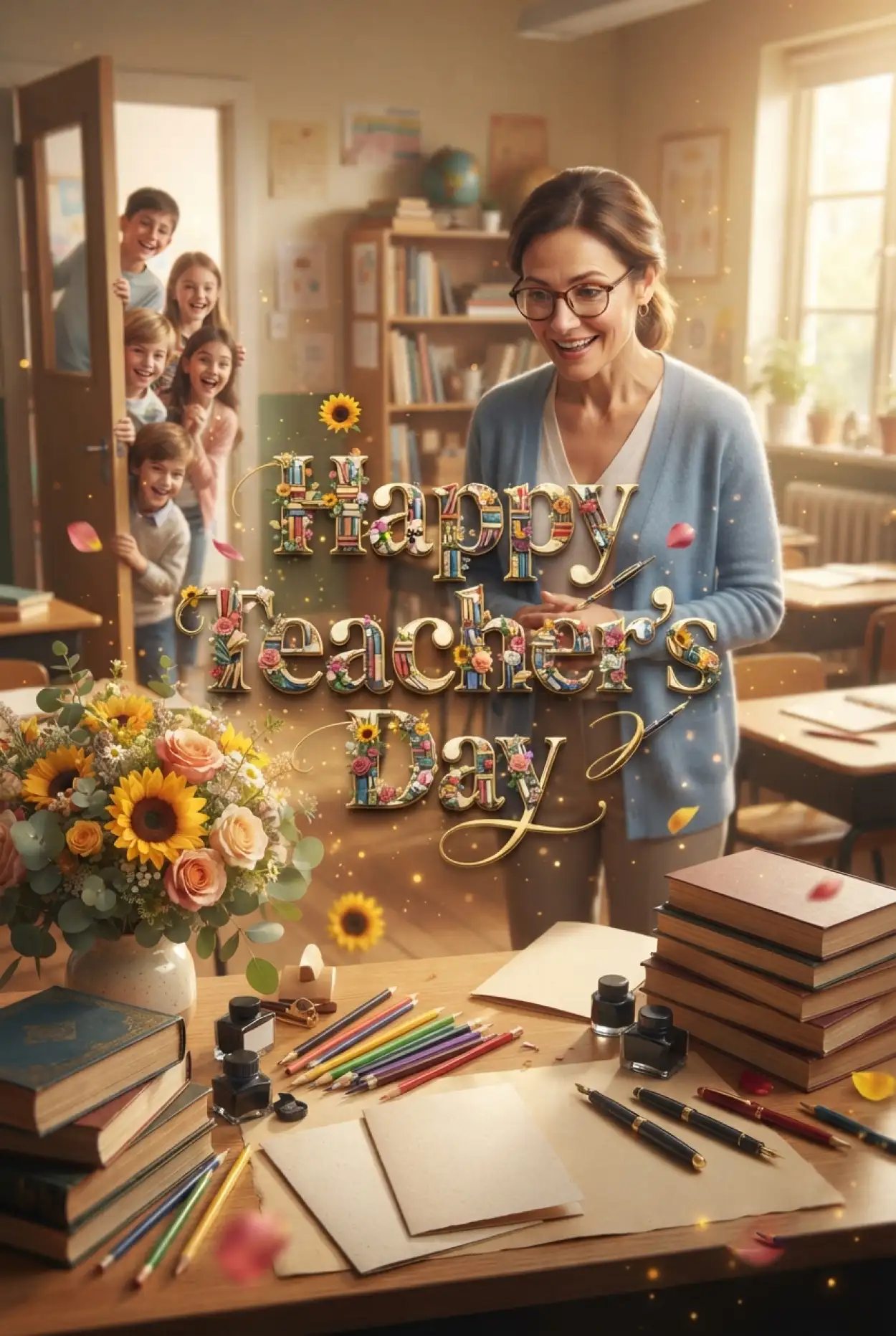Free Download Teachers Day Greeting Card Images For Instagram Story - High Quality Teachers Day Cards Image