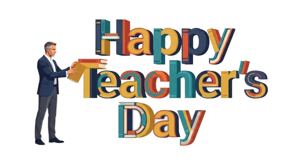 Free Download Teachers Day Greeting Png - High Quality Teachers Day Png Transparent PNG
