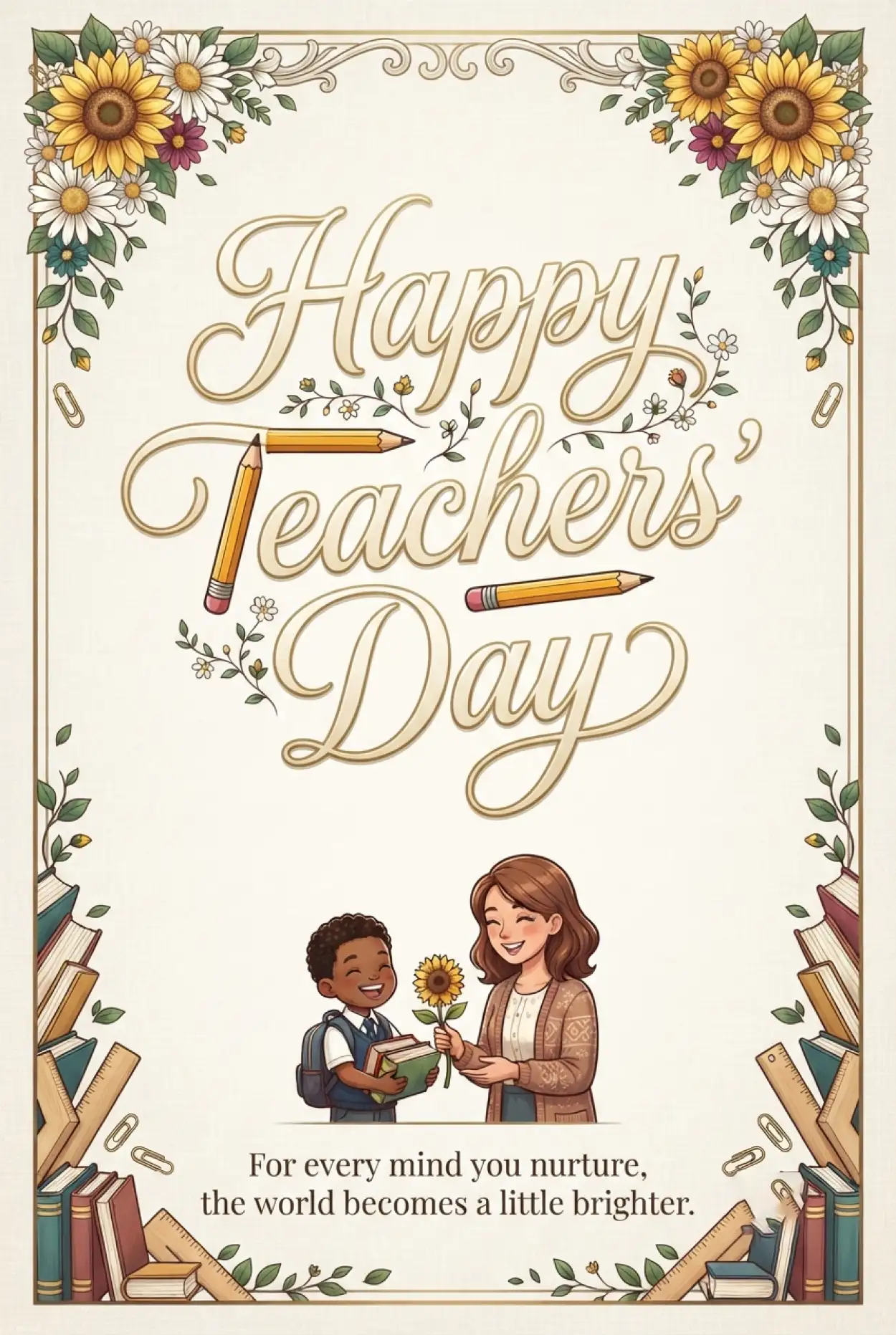 Free Download Teachers Day Greetings Images For Social Media - High Quality Teachers Day Greetings Image