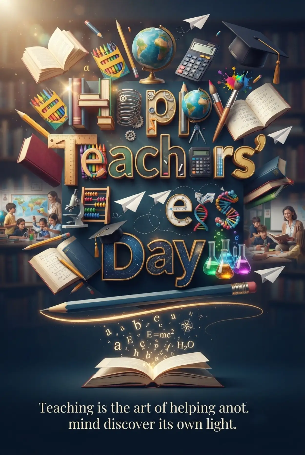 Free Download Teachers Day Greetings In English - High Quality Teachers Day Greetings Image