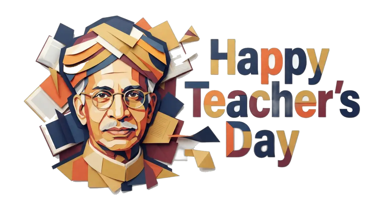 Free Download Teachers Day Radhakrishnan Portrait Png - High Quality Teachers Day Png Transparent PNG