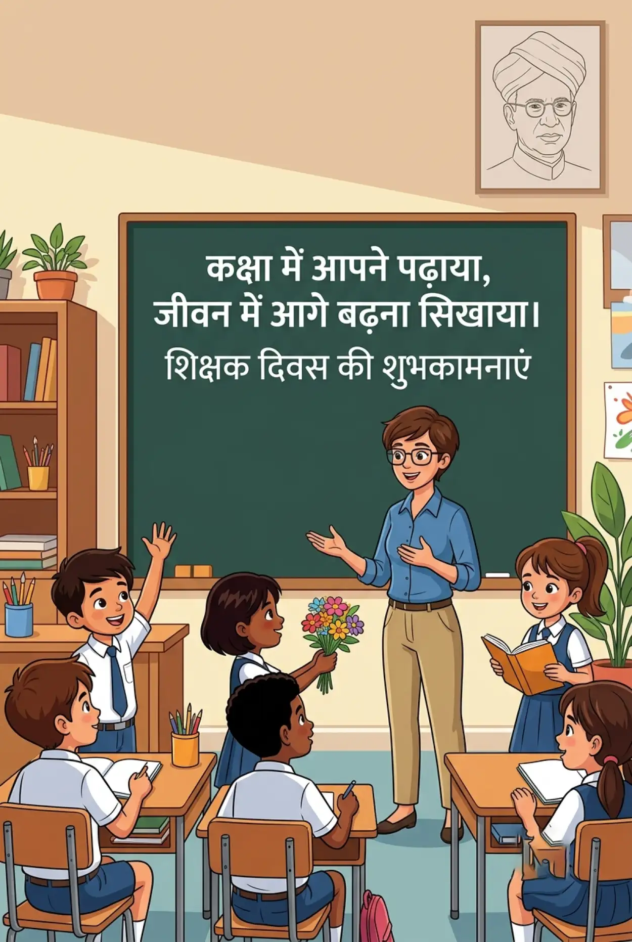 Free Download Teachers Day Wishes In Hindi For Male Teacher - High Quality Teachers Day Wishes In Hindi Image