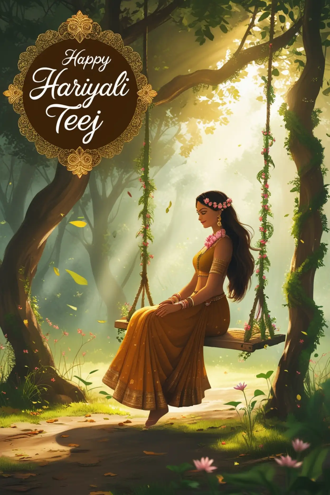 Teej Festival Celebration Photos 2025 - Royalty Free Happy Hariyali Teej Image | Pngmagic Free Download Teej Festival Celebration Photos 2025 - High Quality Happy Hariyali Teej Background