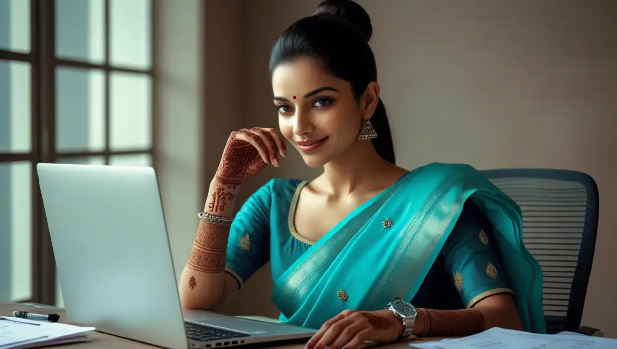 Free Download Teej Mehndi Design With Lotus Motif - High Quality Teej Mehndi Design Background