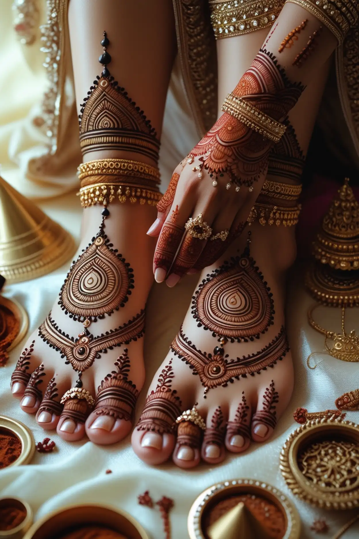 Free Download Teej Special Mehndi Design Download - High Quality Wedding Mehndi Design For Dulhan Image