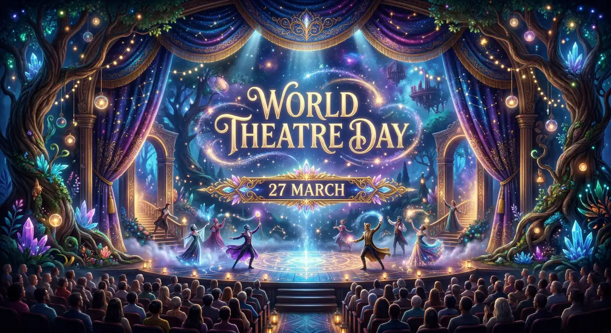 Free Download Theatre Day Captions For Instagram - High Quality World Theatre Day Image