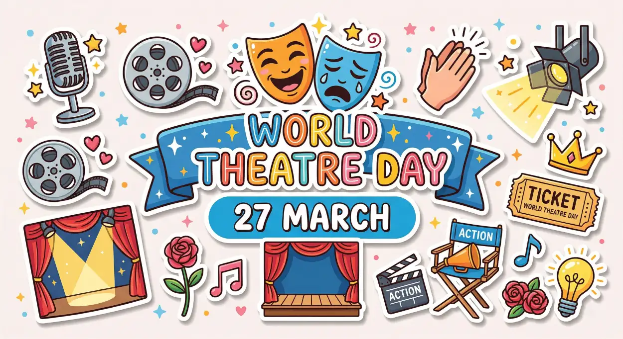 Free Download Theatre Day Celebration In Schools - High Quality World Theatre Day Image