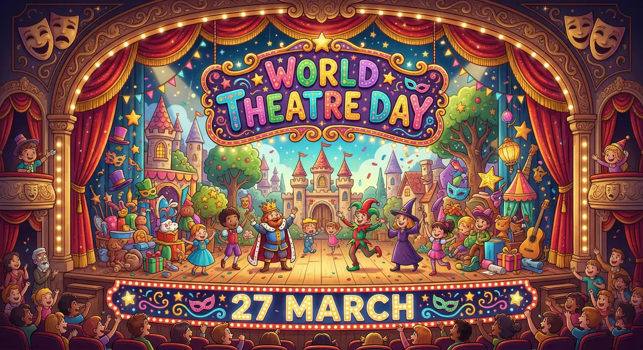 Free Download Theatre Day Celebration Theme Ideas - High Quality World Theatre Day Image