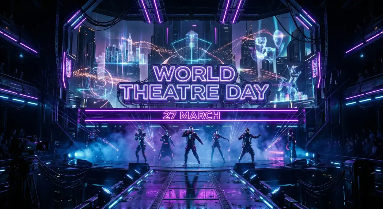 Free Download Theatre Day Content Ideas 2026 - High Quality World Theatre Day Image